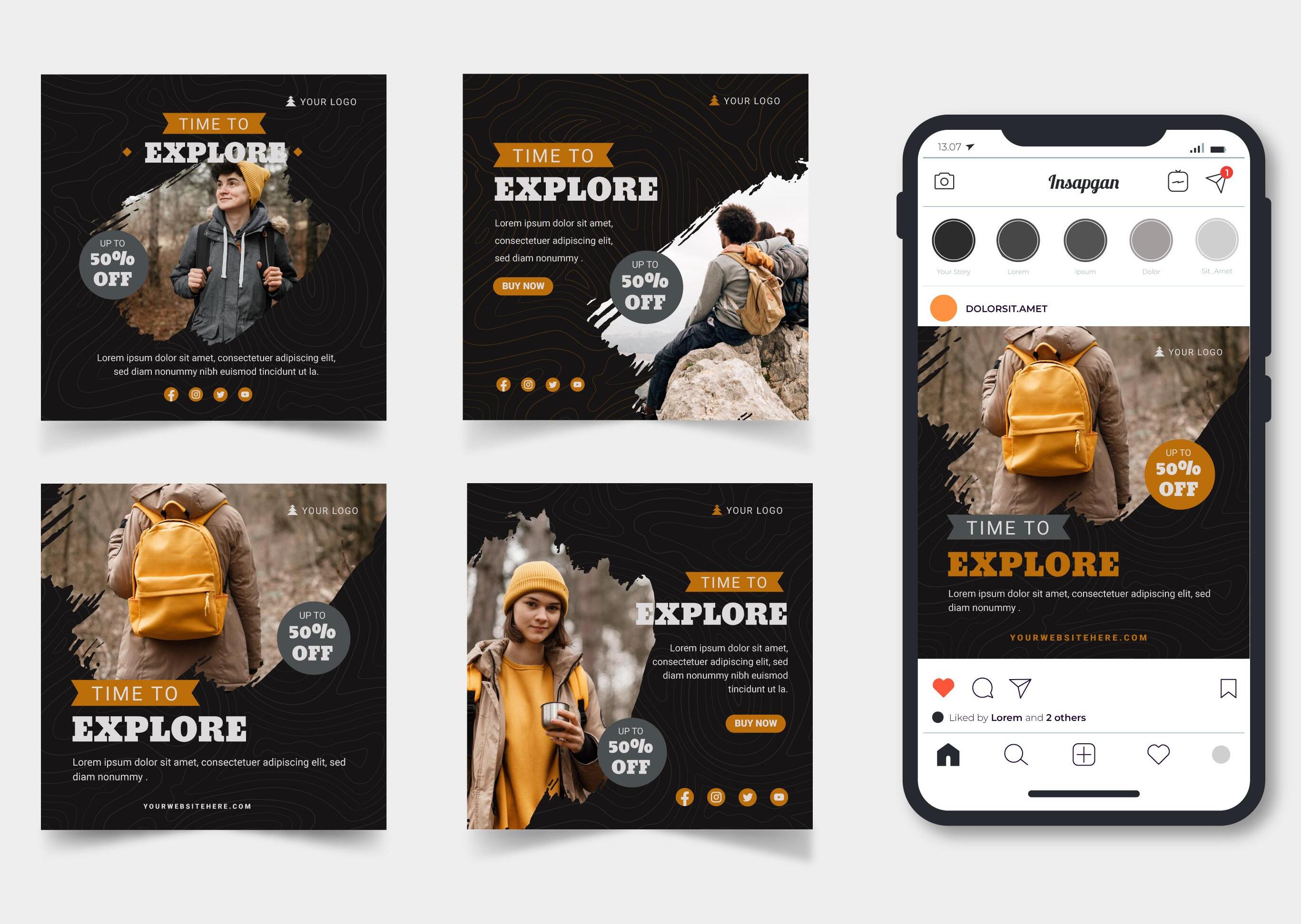 Digital Social Media Development, Social Media Visuals - Social Media Visuals